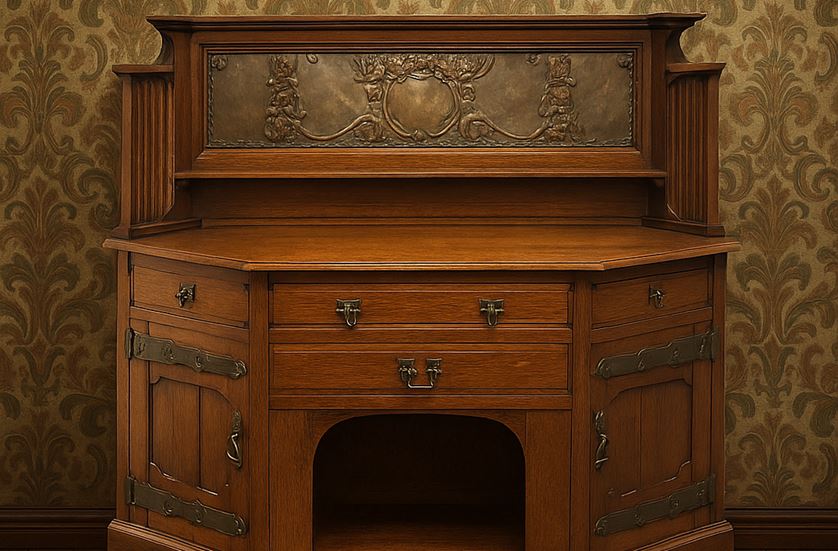 antique arts and crafts desk